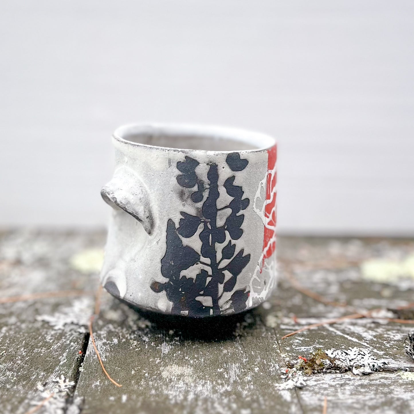 Nub Mug - lupine & poppy