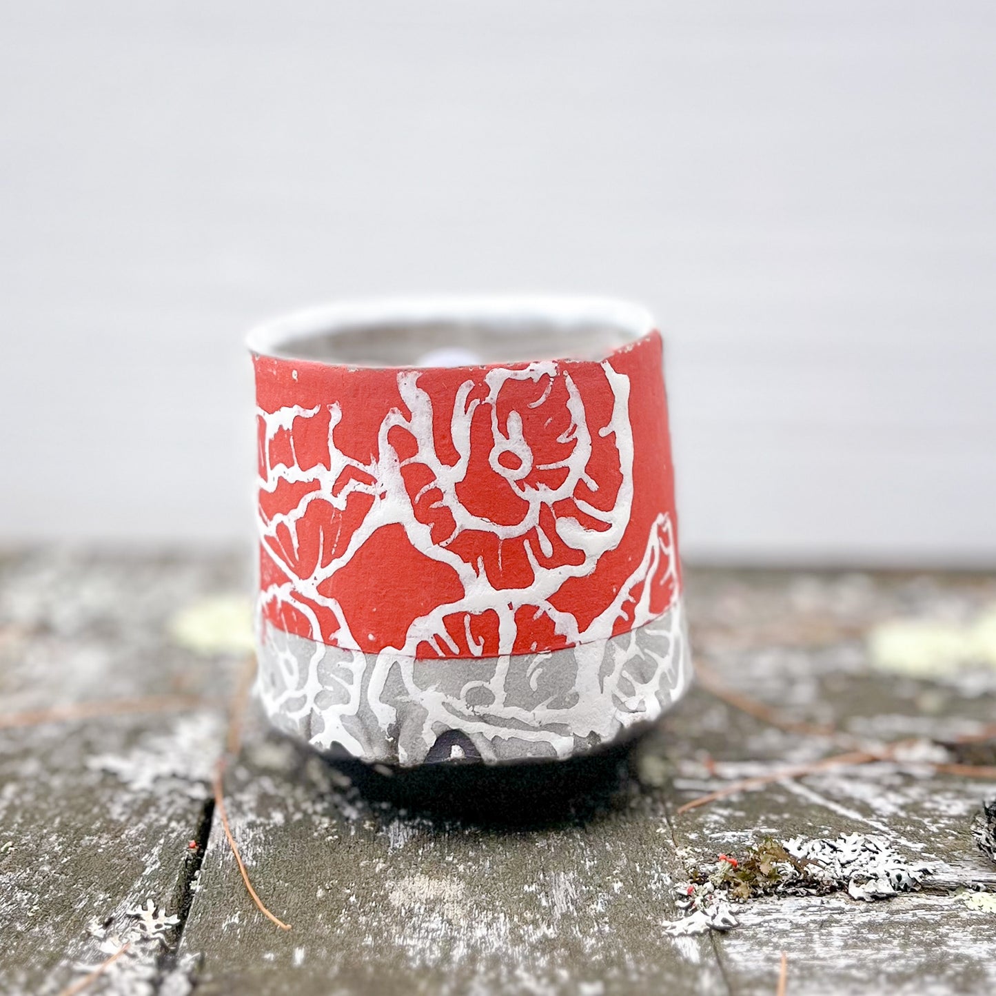 Nub Mug - lupine & poppy