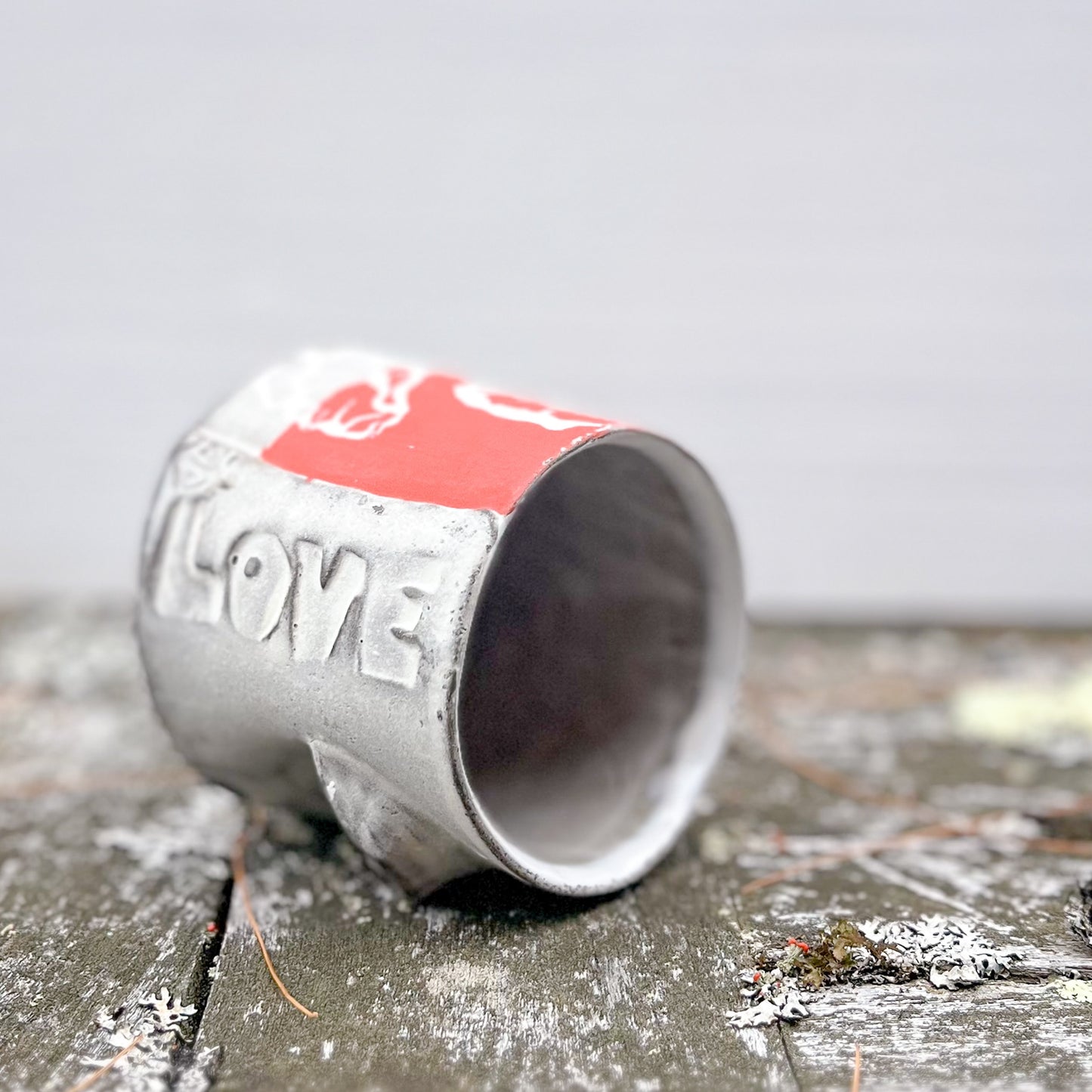 Nub Mug - lupine & poppy