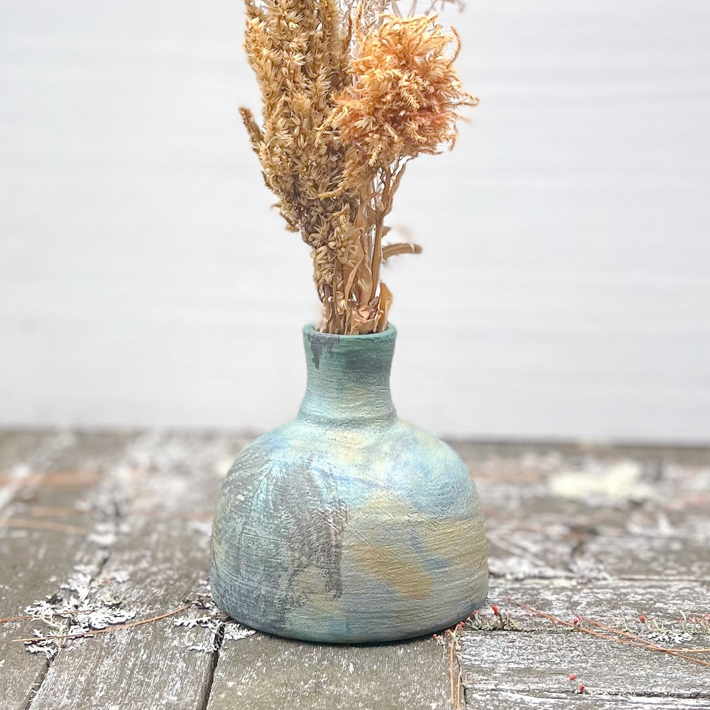 Raku Fired Vase - 02