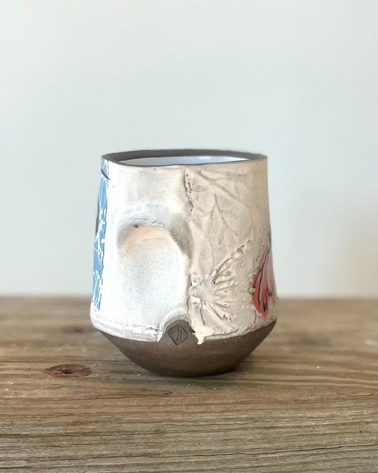 Nub Mug - Echinacea & Blue Heron