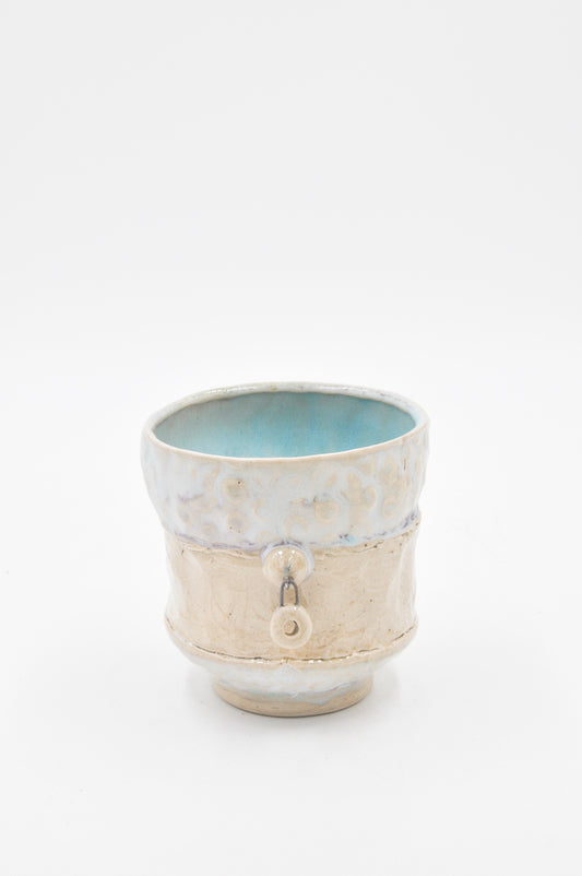 Wood & Salt Cup - Pale Blue