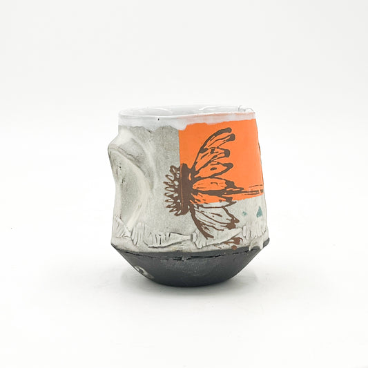 Nub Mug - Orange Coneflower