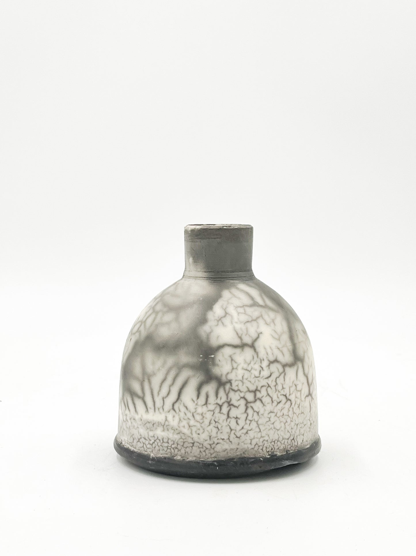 Raku Fired Vase - Naked Raku