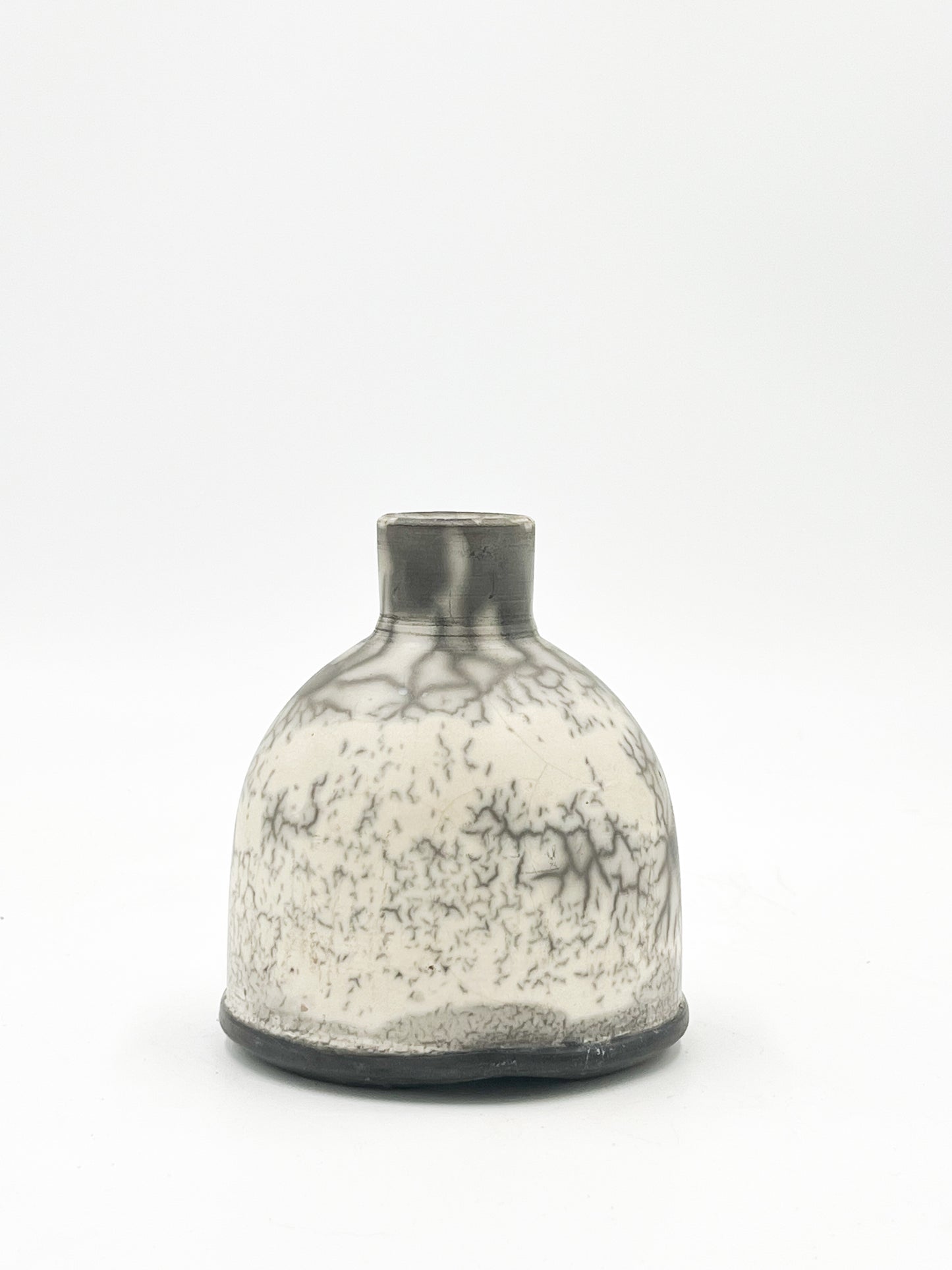 Raku Fired Vase - Naked Raku