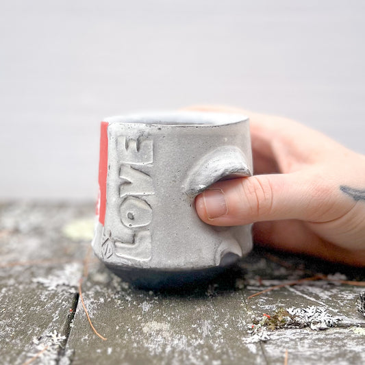 Nub Mug - lupine & poppy